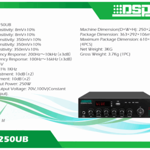 AMPLI DSPPA MP250UB