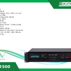 DSPPA MP1500 - Bộ khuếch đại 350W